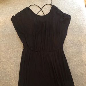 Black maxi dress